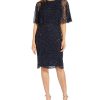 Adrianna Papell Women's Beaded Cape Cocktail Dress -Adrianna Papell Sales Shop 21714570 fpx