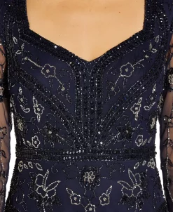 Adrianna Papell Women's Beaded Cutout-Back Gown -Adrianna Papell Sales Shop 21714621 fpx