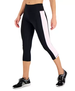 ID Ideology Active Petite Colorblocked Cropped Leggings, Created For Macy's -Adrianna Papell Sales Shop 21748372 fpx