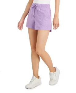 ID Ideology Women's Retro Recycled Shorts, Created For Macy's -Adrianna Papell Sales Shop 21748886 fpx