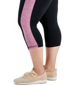 ID Ideology Women's Essentials Colorblocked Cropped Leggings, Created For Macy's -Adrianna Papell Sales Shop 21869918 fpx