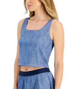 ID Ideology Women's Dream Fit Cropped Tank Top, Created For Macy's -Adrianna Papell Sales Shop 21950119 fpx