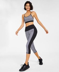 ID Ideology Petite Colorblock Houndstooth Cropped Leggings, Created For Macy's 4 ID Ideology Petite Colorblock Houndstooth Cropped Leggings, Created For Macy's -Adrianna Papell Sales Shop 21951965 fpx