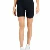 ID Ideology Women's Ribbed Solid Bike Shorts, Created For Macy's -Adrianna Papell Sales Shop 21955706 fpx
