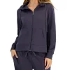ID Ideology Women's Fleece Full-Zip Jacket, Regular & Petite, Created For Macy's -Adrianna Papell Sales Shop 21956112 fpx