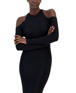 INC International Concepts Women's Ribbed Bodycon Dress, Created For Macy's -Adrianna Papell Sales Shop 21998626 fpx