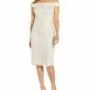 Adrianna Papell Women's Off-The-Shoulder Embellished Sheath Dress -Adrianna Papell Sales Shop 22016011 fpx