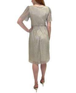 Adrianna Papell Ted Metallic Dress -Adrianna Papell Sales Shop 22016064 fpx