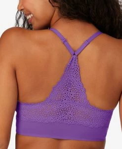Maidenform Pure Comfort® V-Neck Lace-Racerback Bralette DM7679
