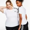 ADIDAS Women's Cotton 3 Stripes T-Shirt, XS-4X -Adrianna Papell Sales Shop 22032487 fpx