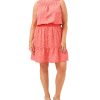 Vince Camuto Plus Size Printed Fit & Flare Smocked Dress -Adrianna Papell Sales Shop 22118143 fpx