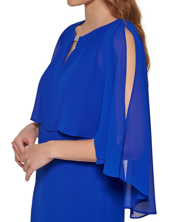 Women's Cape-Overlay Dress Vince Camuto Women's Cape-Overlay Dress -Adrianna Papell Sales Shop