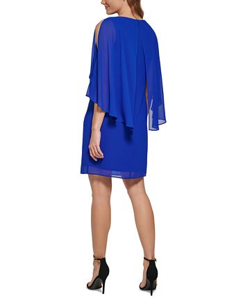 Women's Cape-Overlay Dress Vince Camuto Women's Cape-Overlay Dress -Adrianna Papell Sales Shop