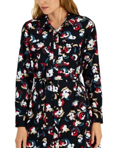 Alfani Women's Belted Shirtdress Created For Macy's 5 Alfani Women's Belted Shirtdress Created For Macy's -Adrianna Papell Sales Shop 22165292 fpx