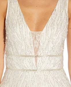 Adrianna Papell Women's Lace-Inset Embellished Gown -Adrianna Papell Sales Shop 22165390 fpx