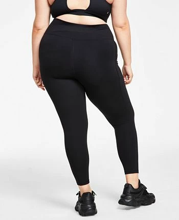 ID Ideology Women's Compression High-Waist Side-Pocket 7/8 Length Leggings, XS-4X, Created For Macy's 5 ID Ideology Women's Compression High-Waist Side-Pocket 7/8 Length Leggings, XS-4X, Created For Macy's - Image 3