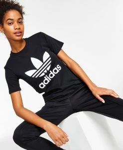 ADIDAS Women's Trefoil Logo T-Shirt, XS-4X -Adrianna Papell Sales Shop 22176471 fpx