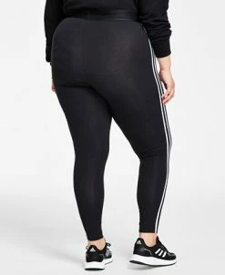 ADIDAS Women's Essentials 3-Stripe Full Length Cotton Leggings, XS-4X -Adrianna Papell Sales Shop 22176655 fpx