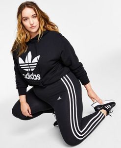 ADIDAS Women's Essentials 3-Stripe Full Length Cotton Leggings, XS-4X -Adrianna Papell Sales Shop 22176657 fpx