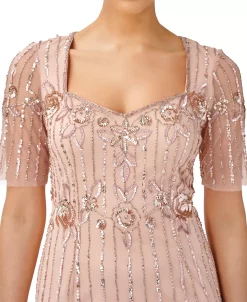 Papell Studio Women's Embellished Back-Cutout Gown -Adrianna Papell Sales Shop 22207189 fpx