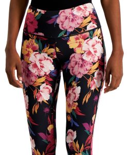 ID Ideology Petite Serena Floral Reversible 7/8 Leggings 5 ID Ideology Petite Serena Floral Reversible 7/8 Leggings -Adrianna Papell Sales Shop 22220578 fpx