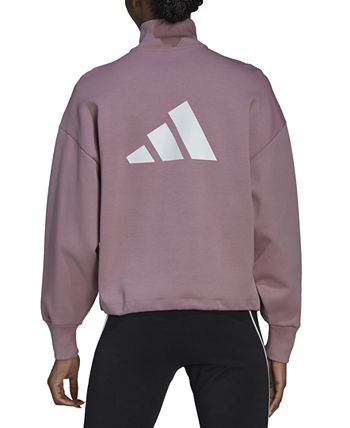 Women's Future Icons Quarter-Zip Sweatshirt ADIDAS Women's Future Icons Quarter-Zip Sweatshirt -Adrianna Papell Sales Shop