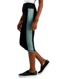 ID Ideology Active Petite Colorblocked Cropped Leggings, Created For Macy's -Adrianna Papell Sales Shop 22292828 fpx