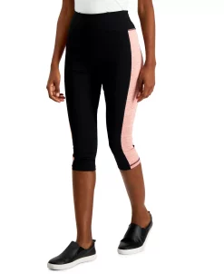 ID Ideology Active Petite Colorblocked Cropped Leggings, Created For Macy's -Adrianna Papell Sales Shop 22292866 fpx