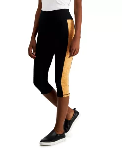 ID Ideology Active Petite Colorblocked Cropped Leggings, Created For Macy's -Adrianna Papell Sales Shop 22292874 fpx