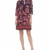 Vince Camuto Women's Printed Balloon-Sleeve Chiffon Dress 2 Vince Camuto Women's Printed Balloon-Sleeve Chiffon Dress -Adrianna Papell Sales Shop 22332777 fpx