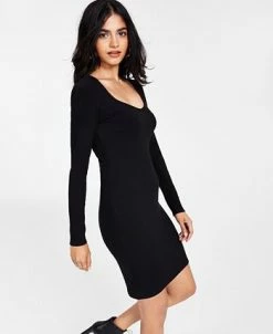 Bar III Women’s Ribbed Mini Dress, Created For Macy’s 9 Bar III Women’s Ribbed Mini Dress, Created For Macy’s -Adrianna Papell Sales Shop 22338559 fpx