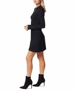 Jessica Simpson Women's Cara Ruched Polo Shirtdress -Adrianna Papell Sales Shop 22353239 fpx