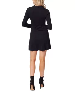 Jessica Simpson Women's Cara Ruched Polo Shirtdress -Adrianna Papell Sales Shop 22353240 fpx