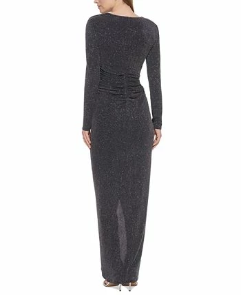 Vince Camuto Women's Metallic-Threaded Evening Gown 4 Vince Camuto Women's Metallic-Threaded Evening Gown - Image 2