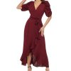 Kensie Ruffled Midi Dress 2 Kensie Ruffled Midi Dress -Adrianna Papell Sales Shop 22370652 fpx