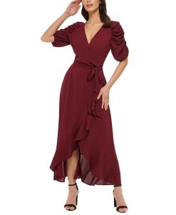 Kensie Ruffled Midi Dress