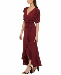 Kensie Ruffled Midi Dress -Adrianna Papell Sales Shop 22370653 fpx