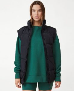 COTTON ON Women's Recycled Mother Puffer Vest Jacket