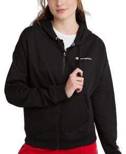 Champion Women's Powerblend Fleece Full-Zip Hoodie