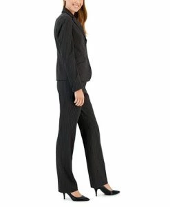 Anne Klein Women's Pinstripe Two-Button Jacket & Flare-Leg Pants & Pencil Skirt -Adrianna Papell Sales Shop 22410513 fpx