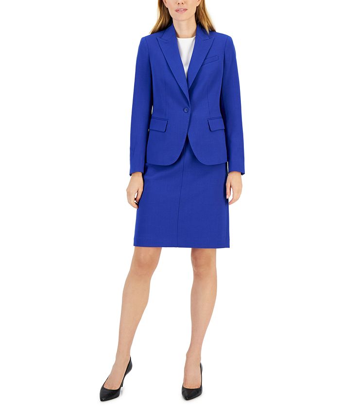 Executive Collection Single-Button A-Line Skirt Suit, Created For Macy's Anne Klein Executive Collection Single-Button A-Line Skirt Suit, Created For Macy's -Adrianna Papell Sales Shop