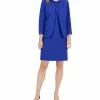 Anne Klein Executive Collection Shawl-Collar Sleeveless Sheath Dress Suit, Created For Macy's -Adrianna Papell Sales Shop 22410549 fpx