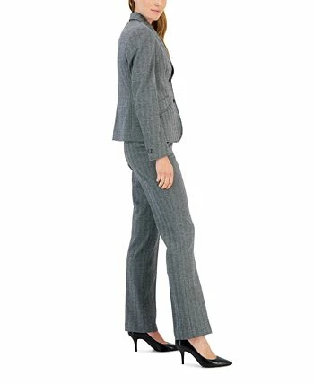 Anne Klein Women's Herringbone Two-Button Jacket & Flare-Leg Pants & Pencil Skirt 5 Anne Klein Women's Herringbone Two-Button Jacket & Flare-Leg Pants & Pencil Skirt - Image 3
