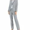 Anne Klein Women's Mini Houndstooth Two-Button Jacket & Flare-Leg Pants & Pencil Skirt -Adrianna Papell Sales Shop 22410710 fpx