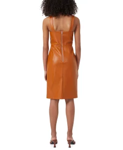 French Connection Women's Crolenda Faux-Leather Dress 8 French Connection Women's Crolenda Faux-Leather Dress -Adrianna Papell Sales Shop 22460608 fpx