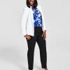 Kasper Women's Blazer, Printed Cowlneck Top & Slim Modern Trousers -Adrianna Papell Sales Shop 22460926 fpx