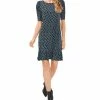 CeCe Women's Puffed Sleeve Printed Knit Dress -Adrianna Papell Sales Shop 22468098 fpx