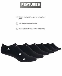 ADIDAS Women's 6-Pk. Athletic Cushioned No-Show Socks 14 ADIDAS Women's 6-Pk. Athletic Cushioned No-Show Socks -Adrianna Papell Sales Shop 22532326 fpx