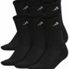ADIDAS Women's 6-Pk. Athletic Cushioned Crew Socks -Adrianna Papell Sales Shop 22532476 fpx