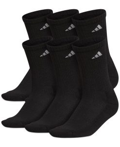 ADIDAS Women's 6-Pk. Athletic Cushioned Crew Socks